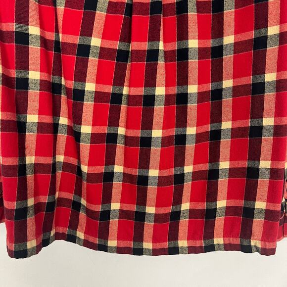 Madewell Women's Plaid Flannel Button Down Flannel Shirt Size M - Picture 9 of 13